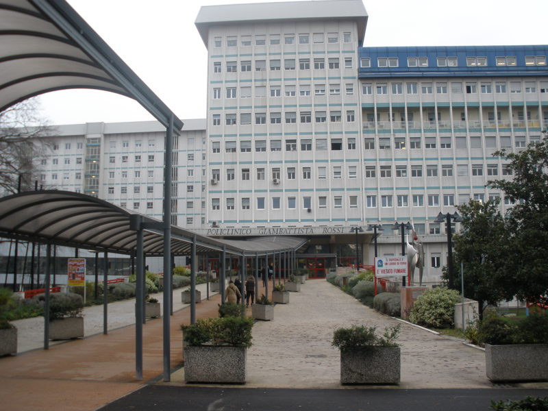 Ingresso dell'Ospedale di Borgo Roma, Verona